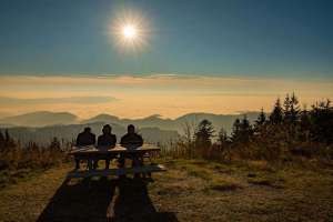 Wolkenmeer über dem Rheintal