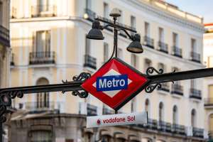 Metro-Haltestelle Puerta del Sol in Madrid