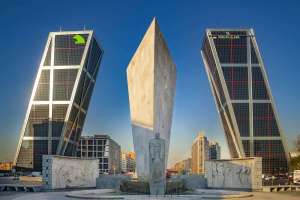 Torres gemelas Madrid Plaza Castilla