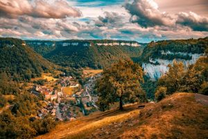 Frankreich, Jura, Cirque de Baume