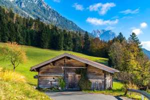 Hütte bei Hinterteiner See