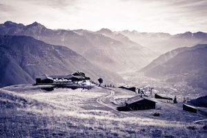 Hütte bei Monte Tamaro