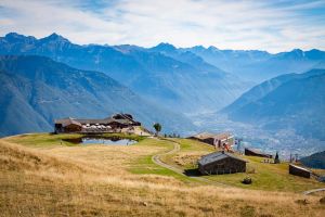 Hütte bei Monte Tamaro