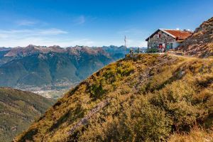 Hütte bei Monte Tamaro
