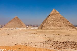 Kairo Ägypten Pyramiden von Gizeh
