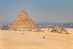 Kairo Ägypten Pyramiden von Gizeh