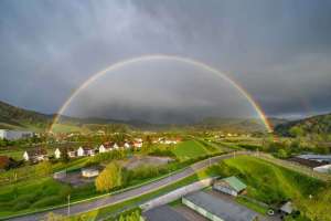 Regenbogen über Lautenbach bei Oberkirch