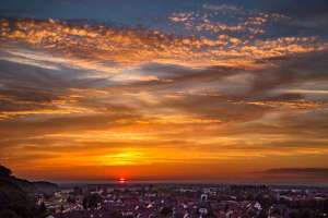 Sonnenuntergang in Oberkirch